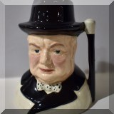 P02. Staffordshire Winston Churchill character jug, 